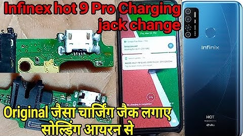 Infinix hot 9, 9 pro charging problem | infinx hot 9 Charging Jack change by A.R. Raja Repair Shop