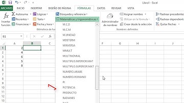 Formula POTENCIA en Excel