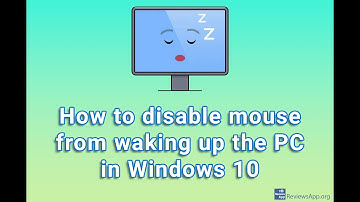 How to disable mouse from waking up the PC in Windows 10