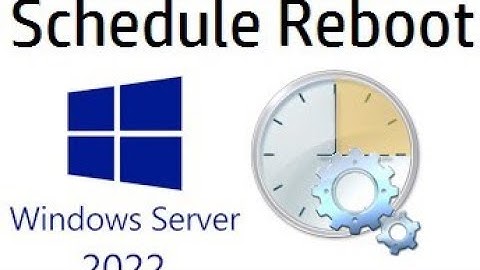 How to create a Restart Schedule in Windows Server 2022 Task Scheduler | Sonny Ibibo