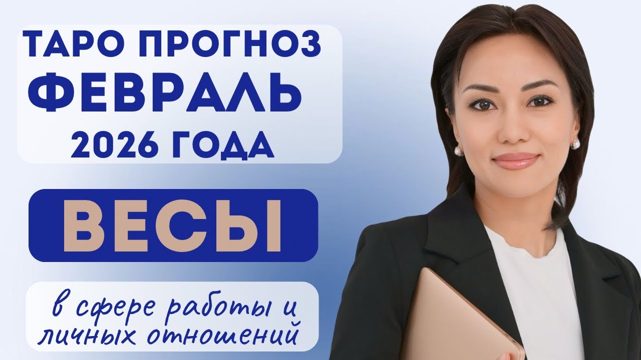 ВЕСЫ♎️ ТАРО ПРОГНОЗ на ФЕВРАЛЬ 2026г. в сфере РАБОТЫ и ЛИЧНЫХ ОТНОШЕНИЙ