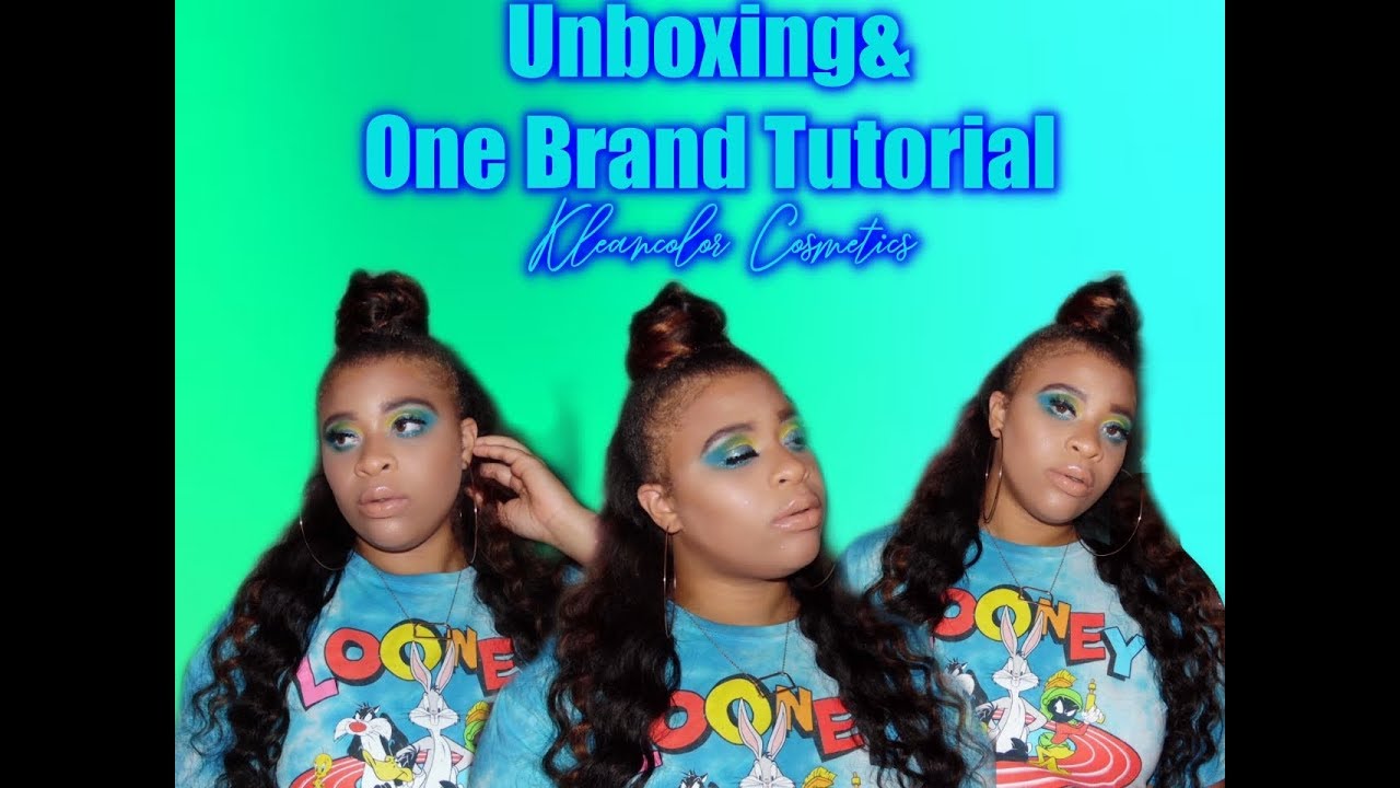 Unboxing&One Brand Tutorial|Kleancolor Cosmetics