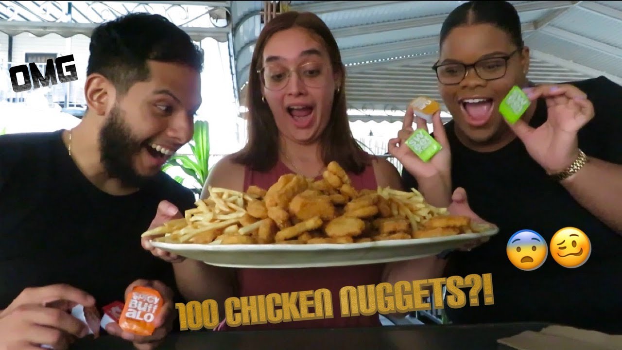 100 Chicken Nugget Challenge With A Twist Youtube 