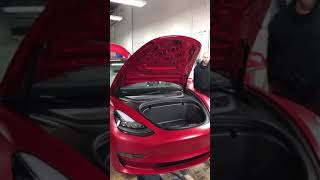 Tesla Model 3 power frunk