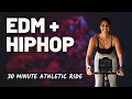 30 minute edm vs hiphop hiit spin class