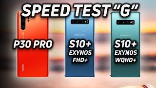 In this speed test g, i set the huawei p30 pro (in its default
performance mode) against samsung galaxy s10+ (with exynos 9820
processor) running ...