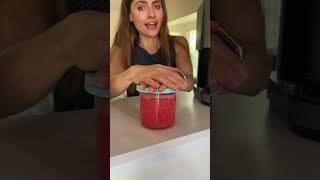 Watermelon slushy 🍉 in the Ninja Creami