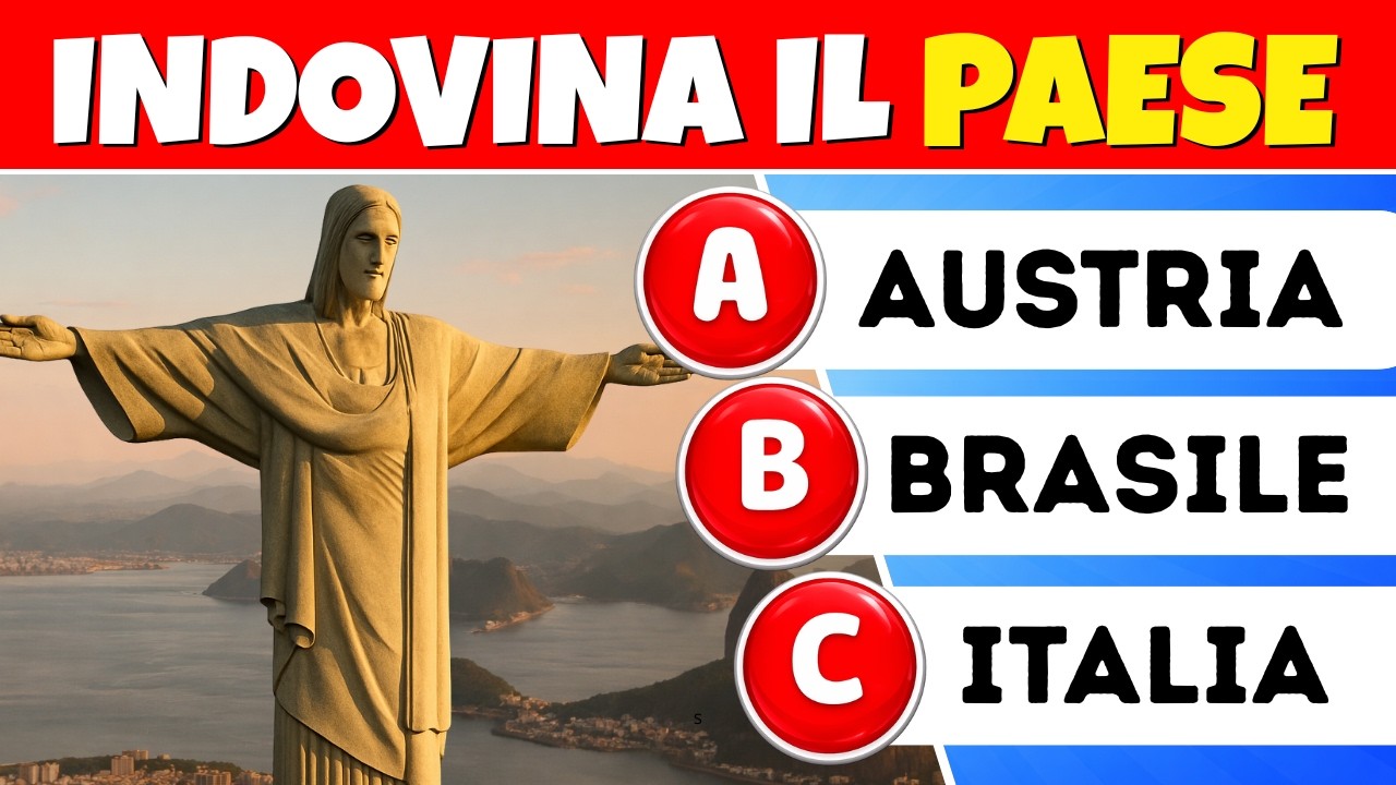 Indovina il Paese dal suo Monumento Famoso 🌍🏛️ | Quiz Geografia