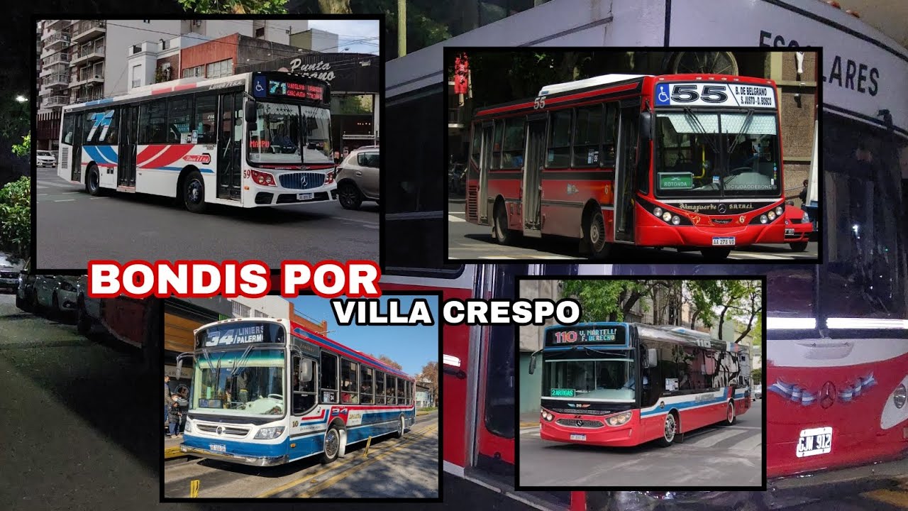 Colectivos por Villa Crespo