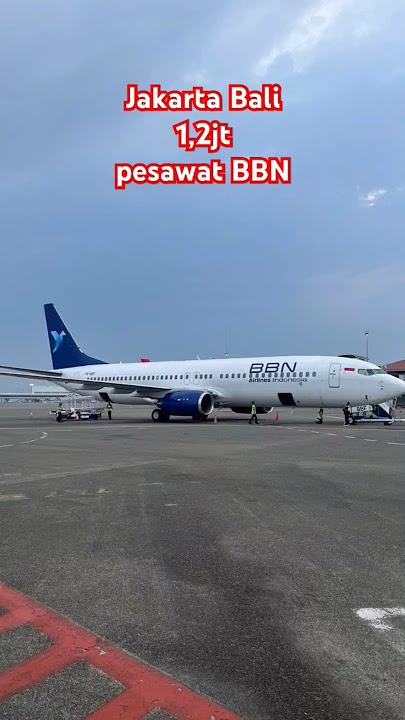 Jakarta Bali 1,2jt naik pesawat baru BBN #flight #airplane #bandara #airport #terbang