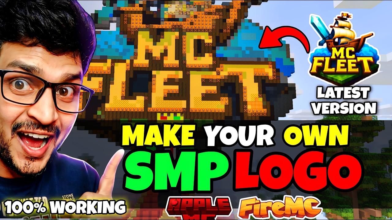 Smp Logo Engine How to Create Your Own Minecraft SMP Logo in Aternos | SMP Logo Like ...
