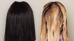 Wigs Bleaching Lightebibg Synthetic Hair Youtube