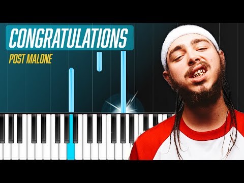 Post Malone - "Congratulations" ft. Quavo EASYPiano Tutorial - Chords - How To Play - Cover