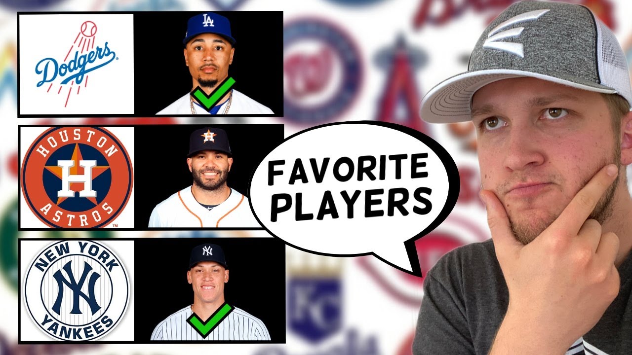 My Favorite Player From EVERY MLB Team YouTube