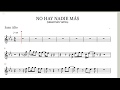 No hay nadie más - Sebastián Yatra - (Karaoke) Partitura para Saxo Alto