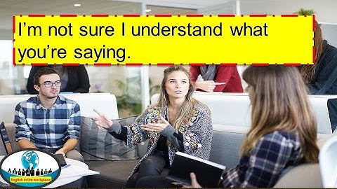 How to ask for clarifications? And how to clarify your point? #learnEnglish