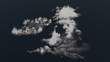 Blender - Geometry Nodes - Geometry Height Map