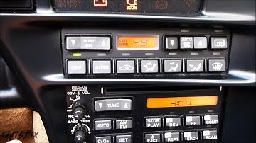 C4 Corvette Climate Control Codes