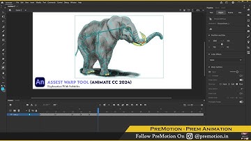 Assets Warp Tool - Adobe Animate CC Tutorial / @premotionstudio