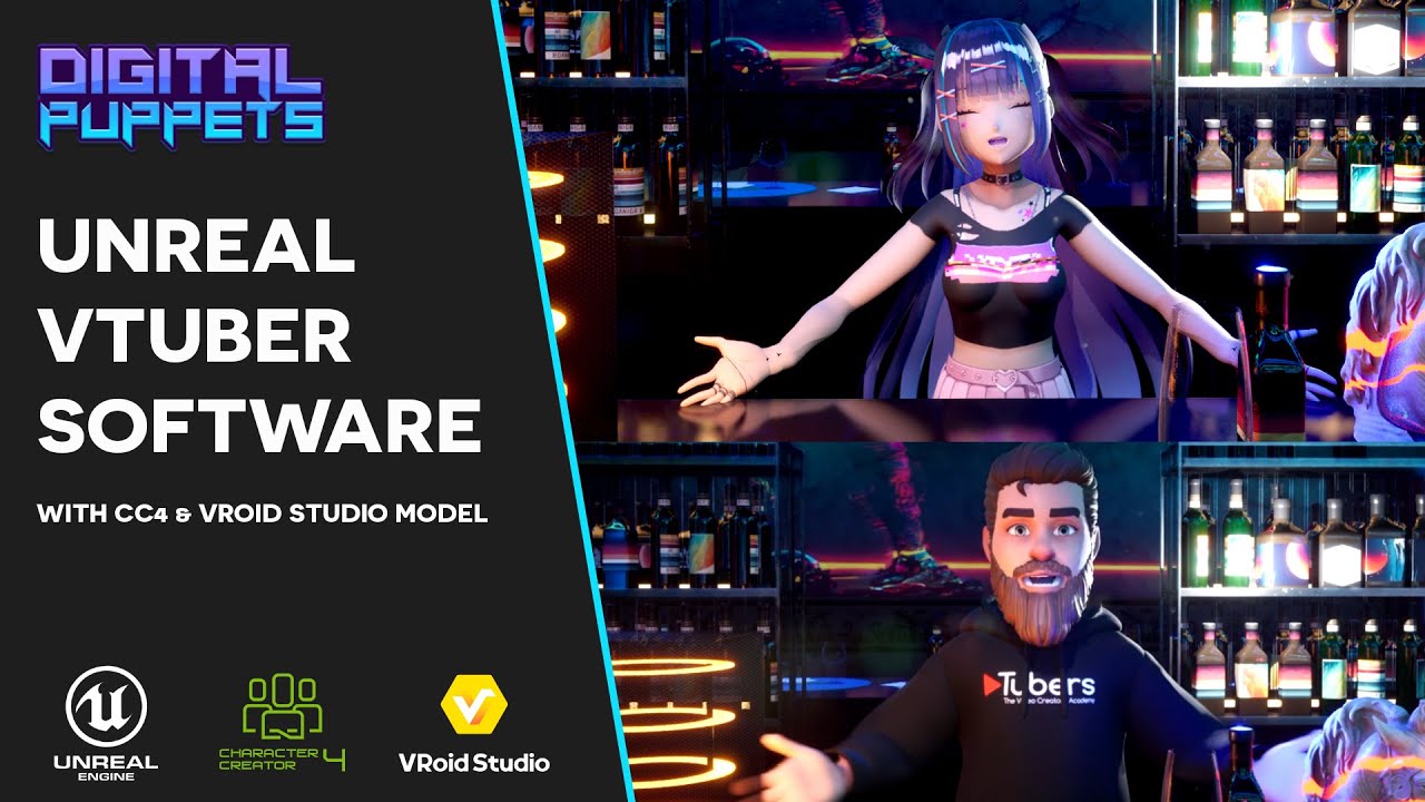 3D Anime Virtual Avatar Vtubers at Digital Puppets Studio