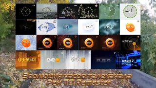 картинка: Эволюция часов телеканала Рен ТВ Remaster