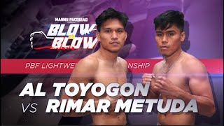 Al Toyogon vs Rimar Metuda | Manny Pacquiao presents Blow by Blow | Full Fight