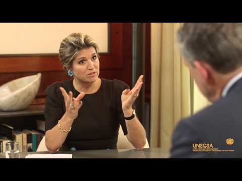 Queen Máxima Interview on Financial Inclusion with Charles Groenhuijsen