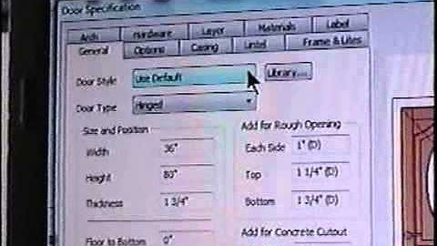 HOW TO ADD DOOR AND WINDOWS TO A FLOOR PLAN IN CHIEF ARCHITE