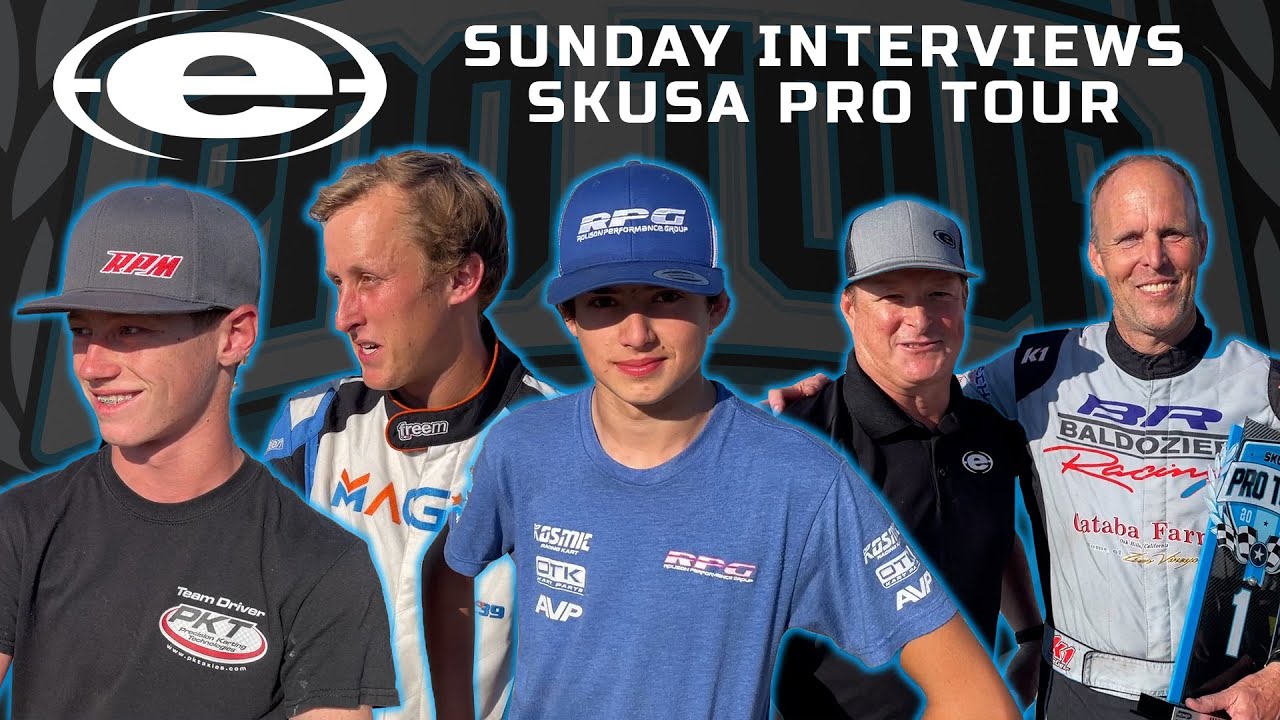 Podium Interviews with SKUSA Pro Tour Winners and Champions from Sunday