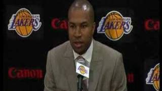 Derek Fisher Signs With Lakers Part 1