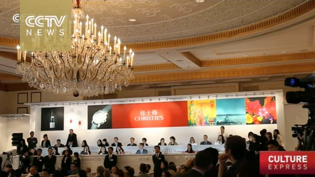 Top art dealer Christie’s Shanghai holds 2015 spring auction, earns 14 million YouTube