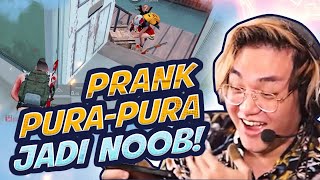 PRANK PURA2 KNOCK TERUS SAMPE DIKATAIN NOOB WKWKWK! - PUBG MOBILE INDONESIA
