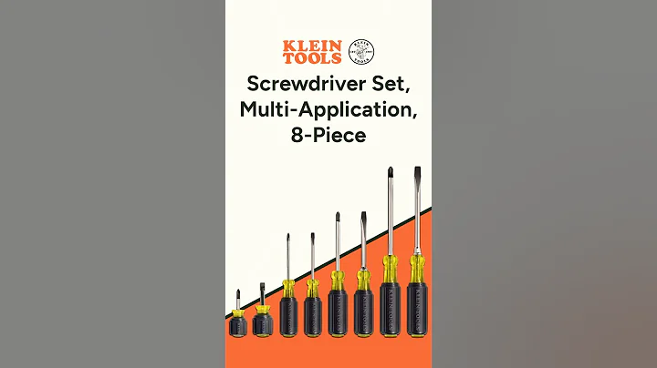Klein Tools 8-Piece Multi-Application Screwdriver Set - The Ultimate Toolkit
