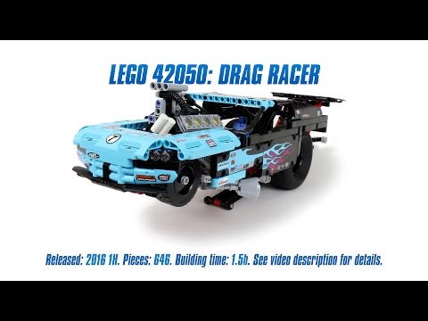 &#39;Lego Technic 42050: Drag Racer&#39; Unboxing, Parts List, Speed Build &amp; Review