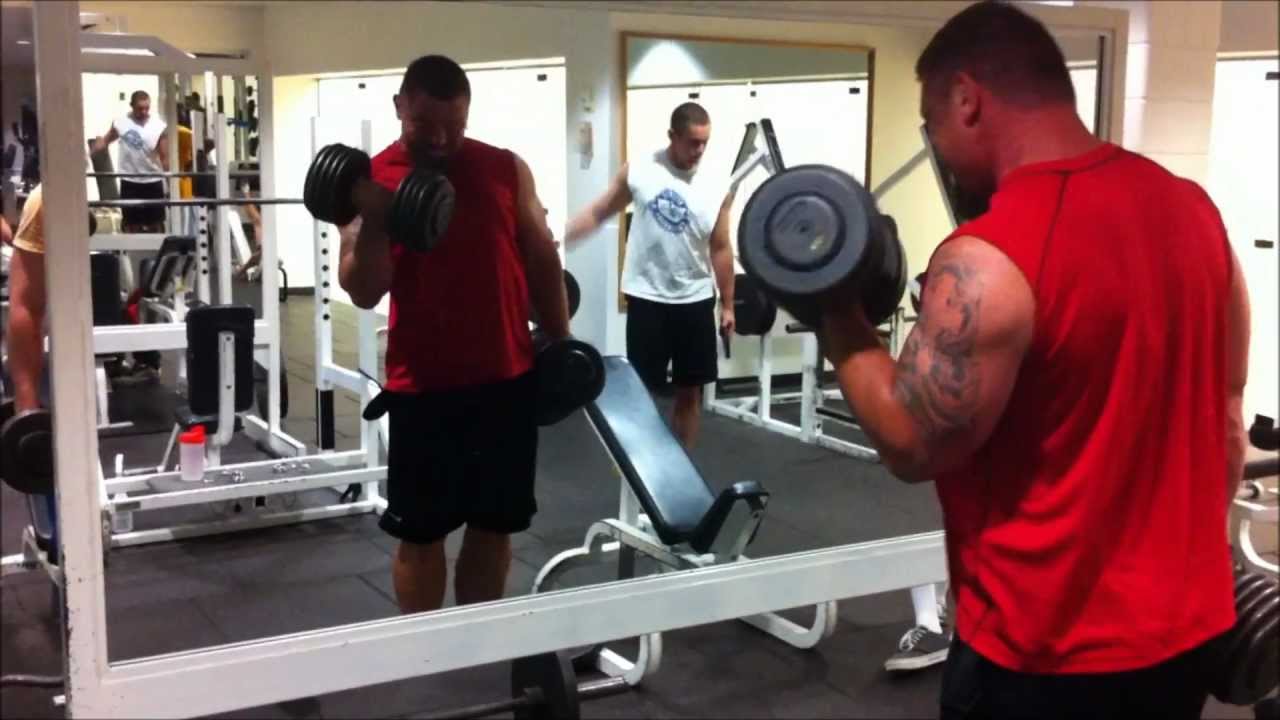100 lbs dumbbell curls YouTube