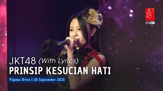 JKT48 - Prinsip Kesucian Hati (Junjou Shugi) (Levi, Mikaela, Nala) | Pajama Drive 20 September 2025