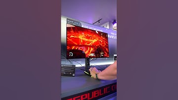 This 4K OLED is crazy... #computex2025 #asus #rog