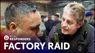 15 Illegal Immigrants Arrested In Giant Factory Raid | UK Border Force | Real Responders