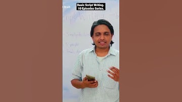 Basic Script Writing : Ep 1 | #shorts #shortsvideo #shortsindia
