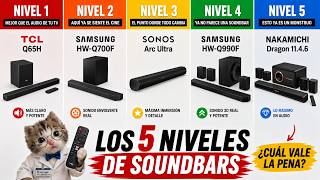 Los 5 Niveles de Soundbars Explicados en 8 Minutos