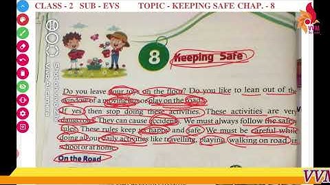 CLASS 2 CHAP 8 KEEPING SAFE PART I