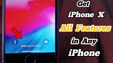 How To Get iPhone X All Gestures in any iPhone 🔥 || Without Computer And No Jailbreak ||