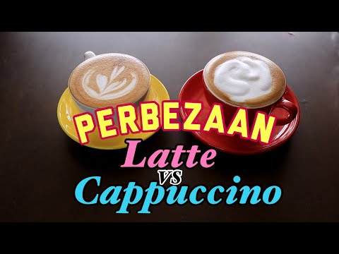 PERBEZAAN LATTE DENGAN CAPPUCCINO #latte  #cappuccino #latteart