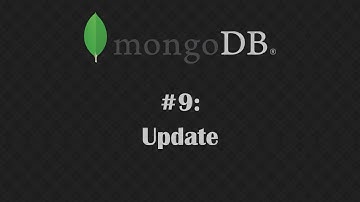 MongoDB Tutorial 9: Update document in Database (Basic)