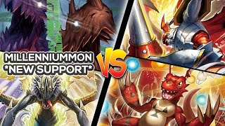 Millenniummon (Composite) vs New Gallantmon | Digimon BT-19 TCG (Digimon Simulator)