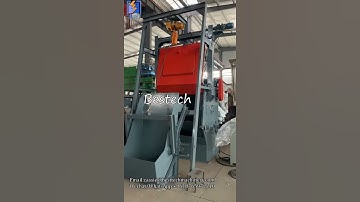 automatic loading crawler belt shot blasting machine