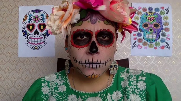 Sugar Skull Face Painting By Andrea Tice