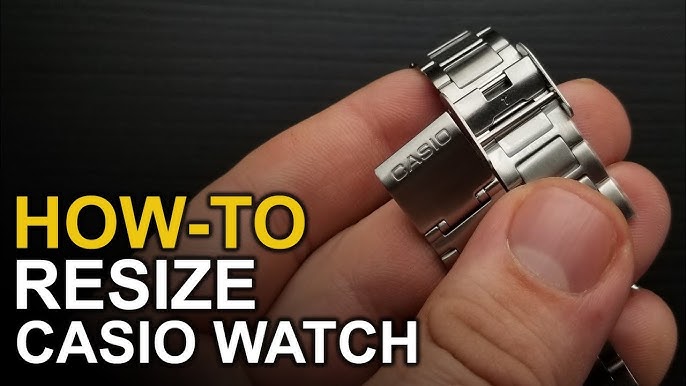 How To Adjust A Casio Watch Band