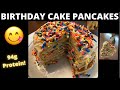 Easy Pancake Recipe BIRTHDAY CAKE | Simple High Protein Breakfast | Bodybuilding Meal Plan Recipe