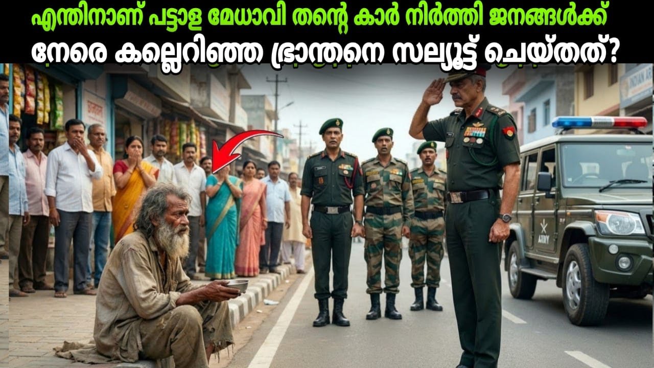 എന്തിനാണ് സൈനിക മേധാവി തന്റെ കാർ നിർത്തി ആളുകൾക്ക് നേരെ കല്ലെറിഞ്ഞ ഭ്രാന്തനെ സല്യൂട്ട് ചെയ്തത്